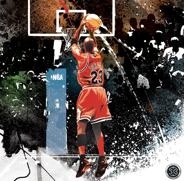 Michael Jordan Art
